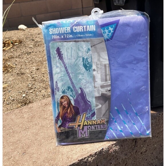 Disney Other - Disney Hannah Montana Aqua Shower Curtain 70”x72” New Jay Franco Miley Cyrus